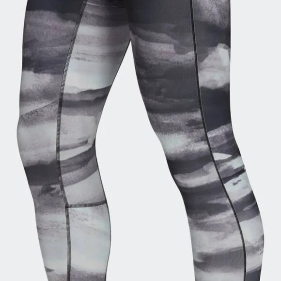 Brand New w/Tags ADIDAS All-Over Print MEN'S Yoga COMPRESSION PANTS Size M - Picture 13 of 13
